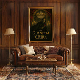 The Phantom of the Opera Dramatic Cultural Poster PosterGoat