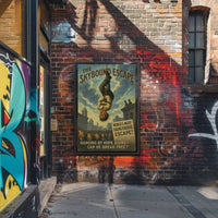 The Skybound Escape Historical Magic Show Poster PosterGoat