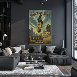 The Skybound Escape Historical Magic Show Poster PosterGoat