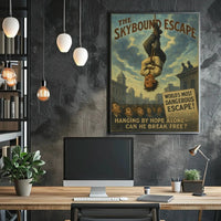 The Skybound Escape Historical Magic Show Poster PosterGoat