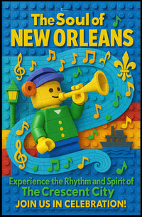 The Soul of New Orleans Celebration Poster PosterGoat