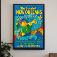 The Soul of New Orleans Celebration Poster PosterGoat