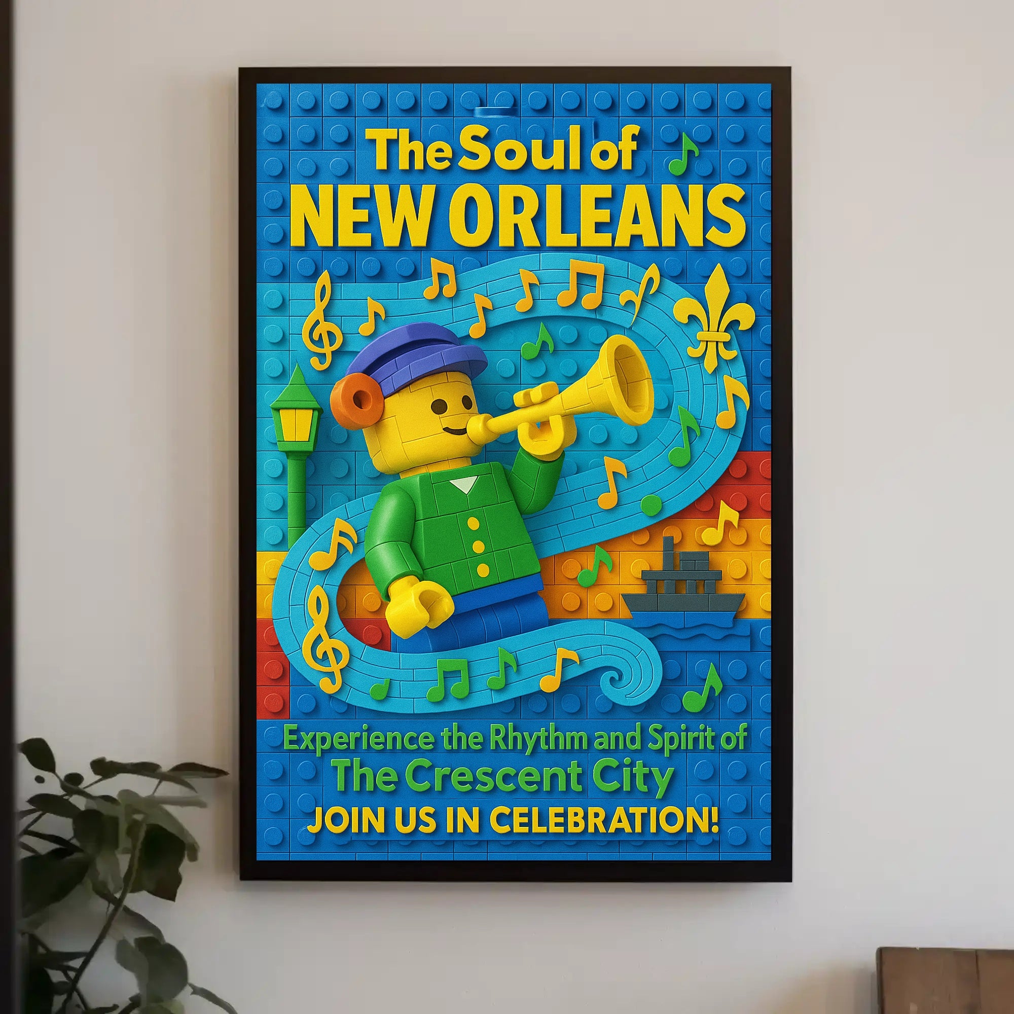 The Soul of New Orleans Celebration Poster PosterGoat