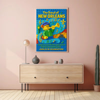The Soul of New Orleans Celebration Poster PosterGoat