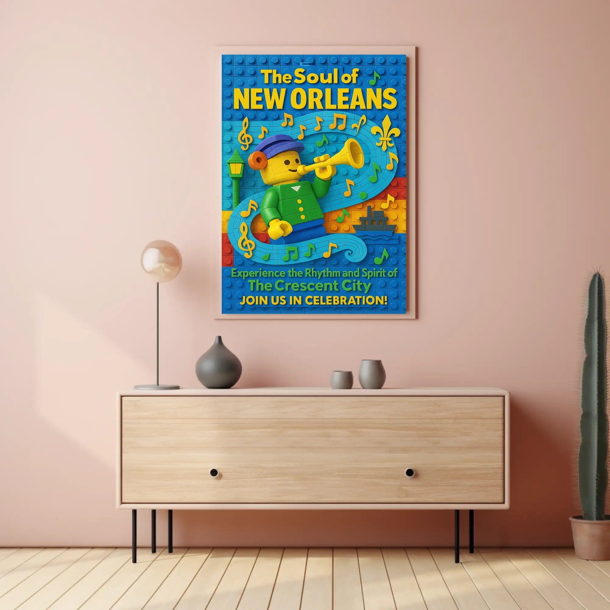 The Soul of New Orleans Celebration Poster PosterGoat