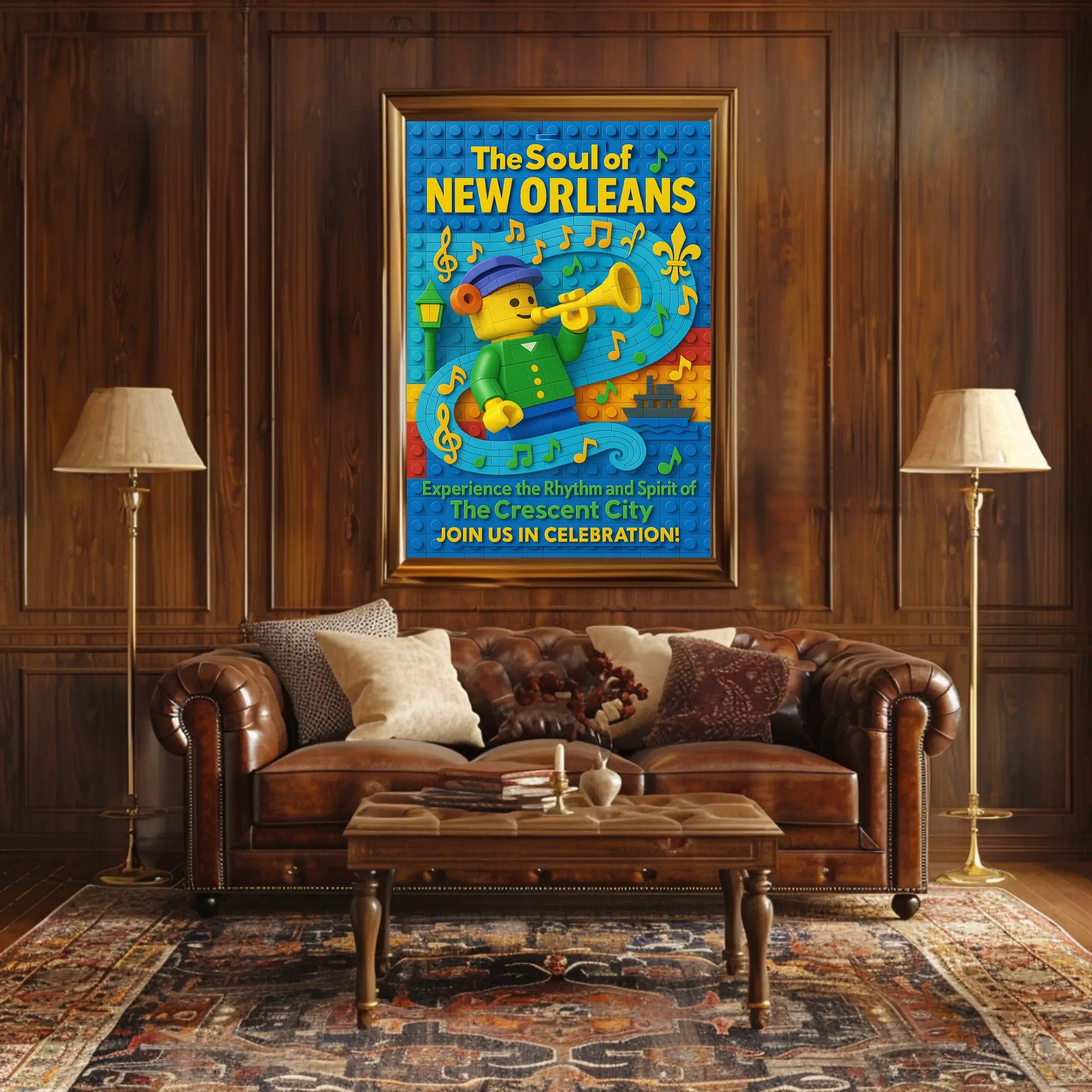 The Soul of New Orleans Celebration Poster PosterGoat