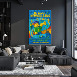 The Soul of New Orleans Celebration Poster PosterGoat