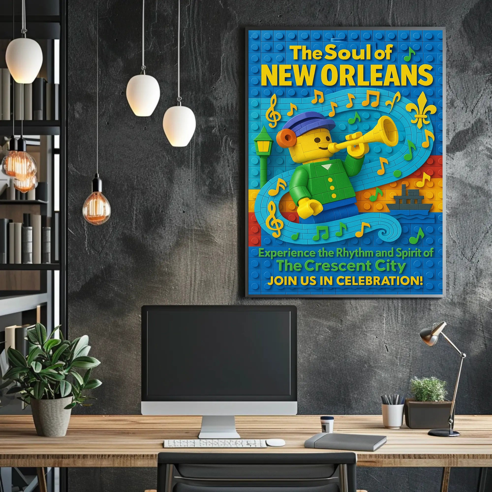 The Soul of New Orleans Celebration Poster PosterGoat
