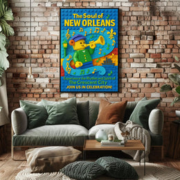 The Soul of New Orleans Celebration Poster PosterGoat
