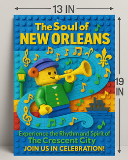 The Soul of New Orleans Celebration Poster PosterGoat