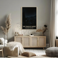 The Starless Night: Eerie European Village Artistic Poster PosterGoat