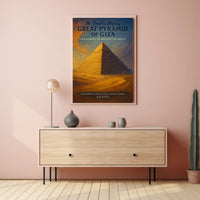 The Timeless Majesty Great Pyramid Of Poster PosterGoat
