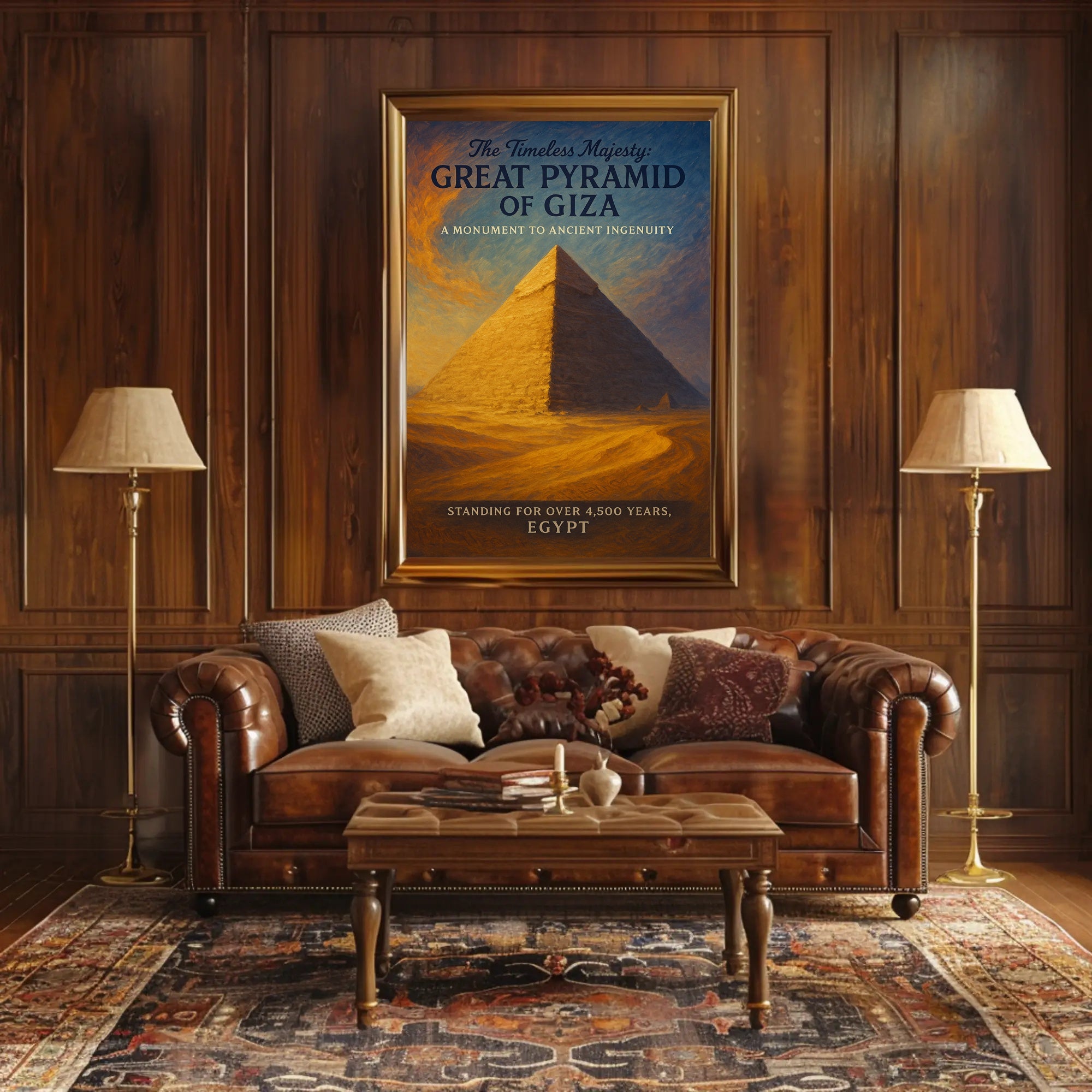 The Timeless Majesty Great Pyramid Of Poster PosterGoat