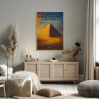 The Timeless Majesty Great Pyramid Of Poster PosterGoat