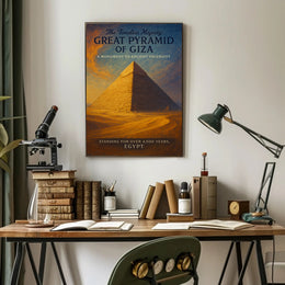 The Timeless Majesty Great Pyramid Of Poster PosterGoat
