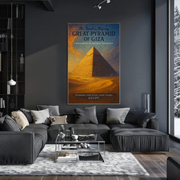 The Timeless Majesty Great Pyramid Of Poster PosterGoat
