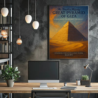 The Timeless Majesty Great Pyramid Of Poster PosterGoat