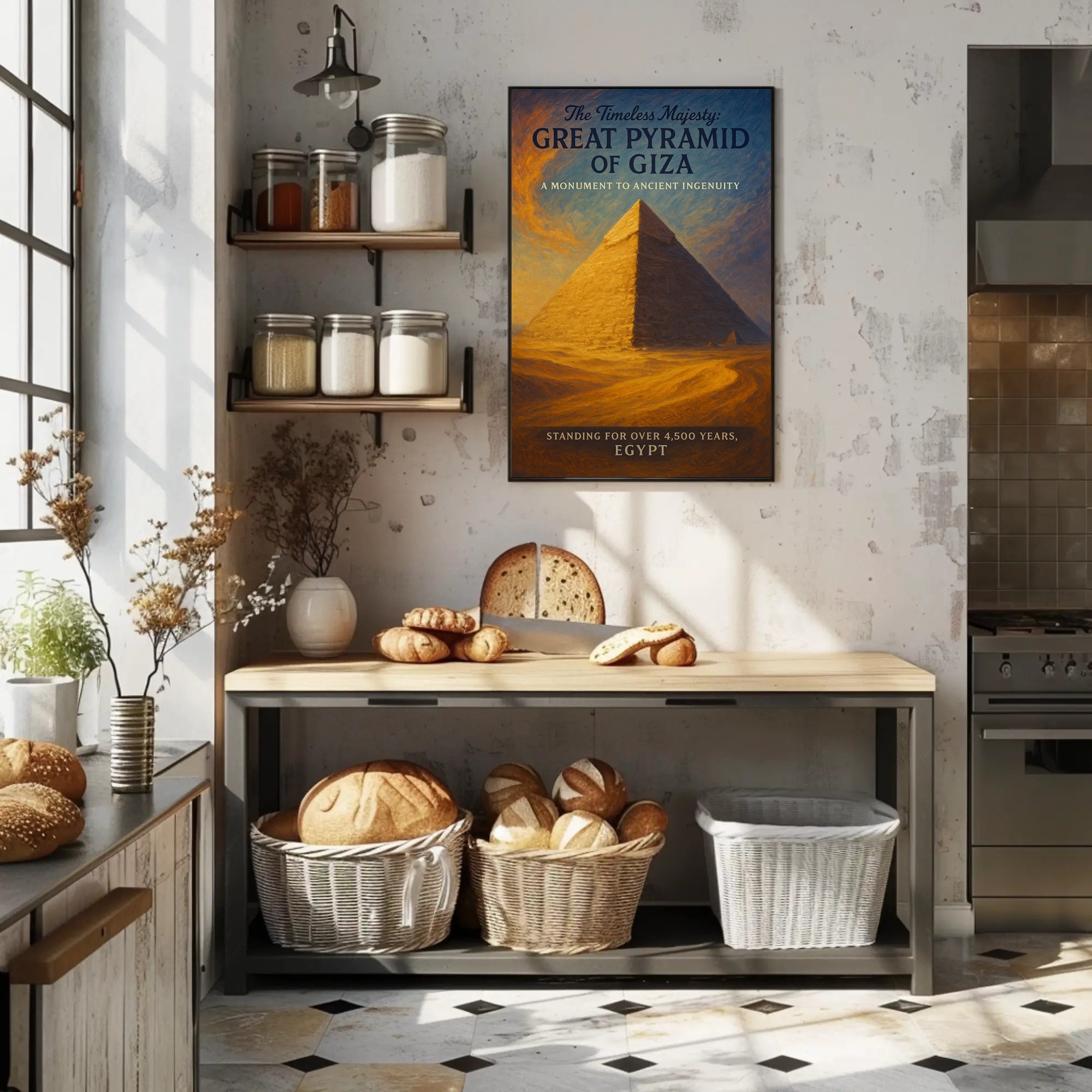 The Timeless Majesty Great Pyramid Of Poster PosterGoat