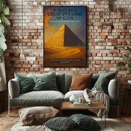 The Timeless Majesty Great Pyramid Of Poster PosterGoat