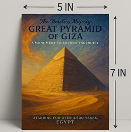 The Timeless Majesty Great Pyramid Of Poster PosterGoat