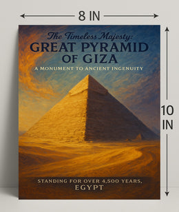 The Timeless Majesty Great Pyramid Of Poster PosterGoat
