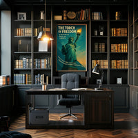 The Torch Of Freedom Poster PosterGoat