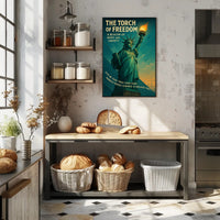 The Torch Of Freedom Poster PosterGoat