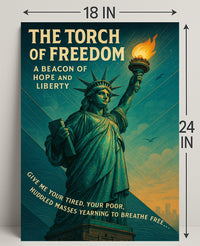 The Torch Of Freedom Poster PosterGoat