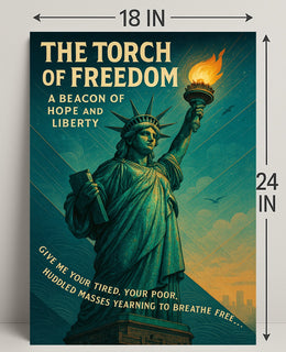 The Torch Of Freedom Poster PosterGoat