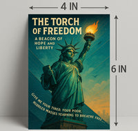 The Torch Of Freedom Poster PosterGoat