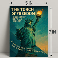 The Torch Of Freedom Poster PosterGoat