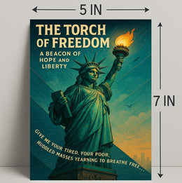 The Torch Of Freedom Poster PosterGoat
