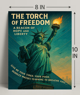 The Torch Of Freedom Poster PosterGoat