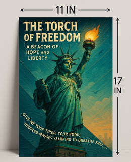 The Torch Of Freedom Poster PosterGoat