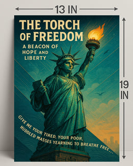 The Torch Of Freedom Poster PosterGoat
