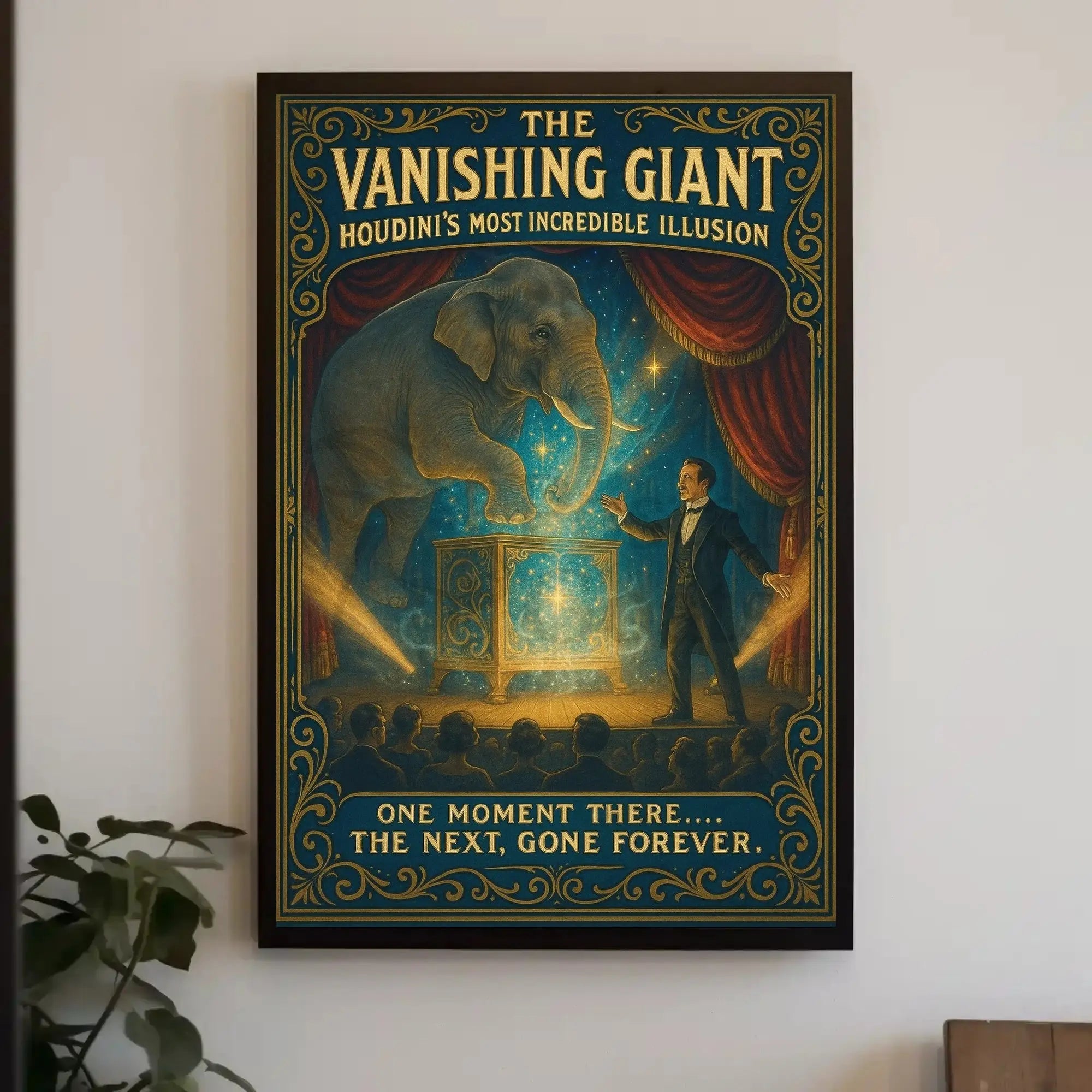 The Vanishing Giant Magic Show Historical or Presidential Poster PosterGoat