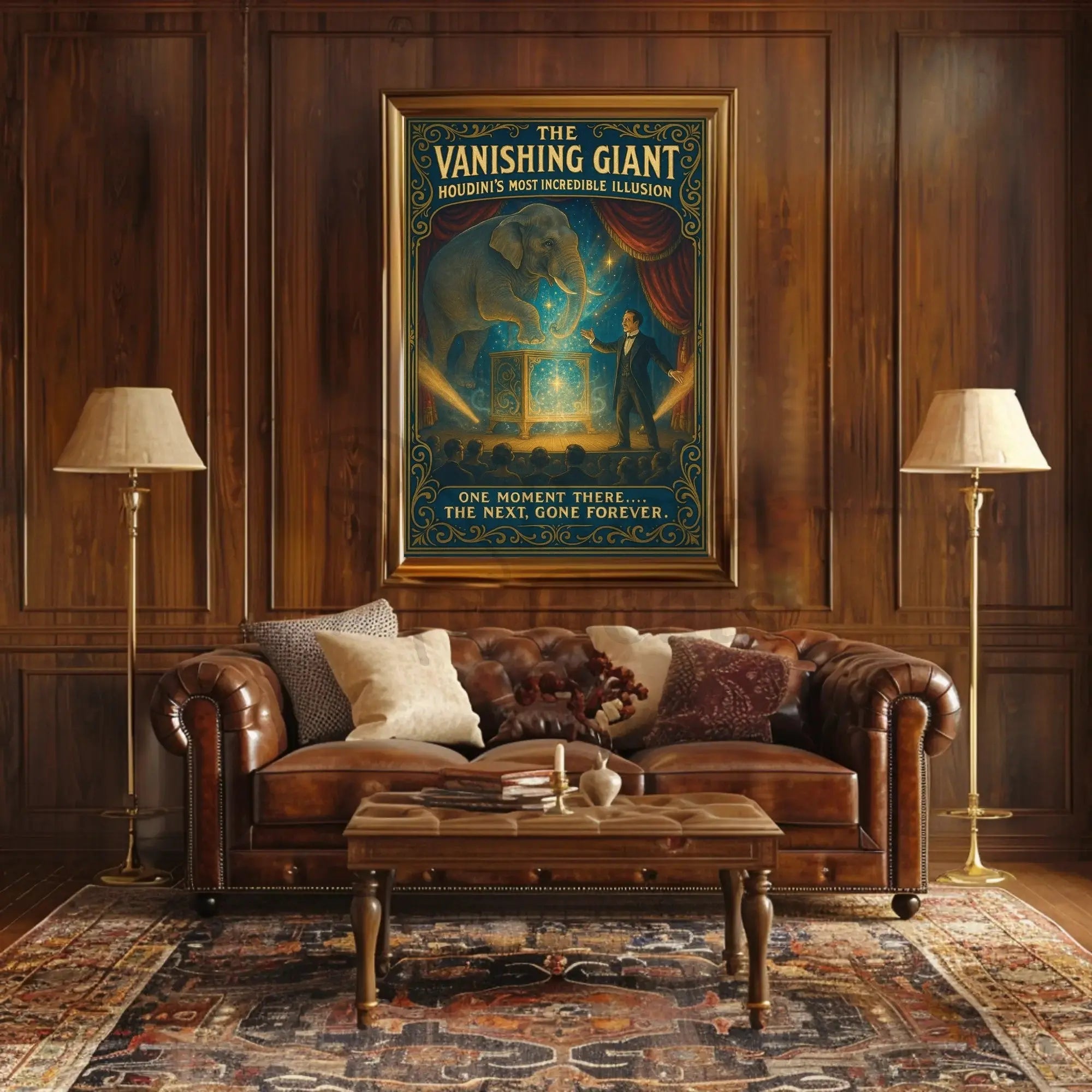 The Vanishing Giant Magic Show Historical or Presidential Poster PosterGoat
