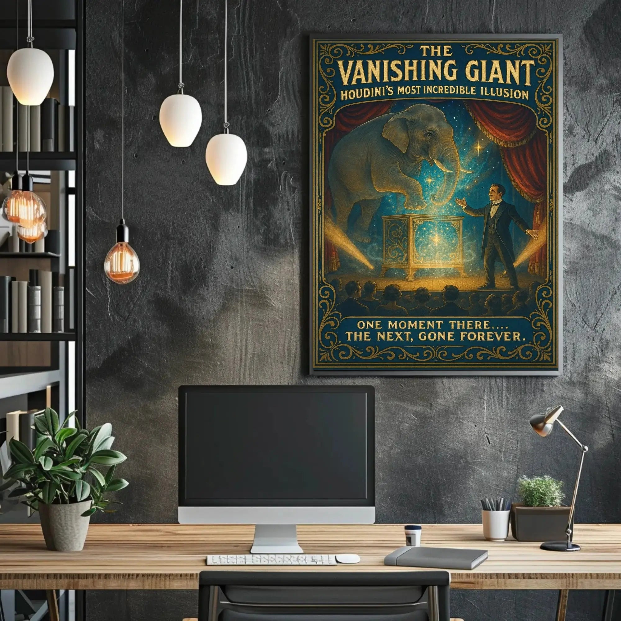 The Vanishing Giant Magic Show Historical or Presidential Poster PosterGoat