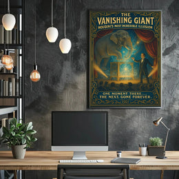 The Vanishing Giant Magic Show Historical or Presidential Poster PosterGoat
