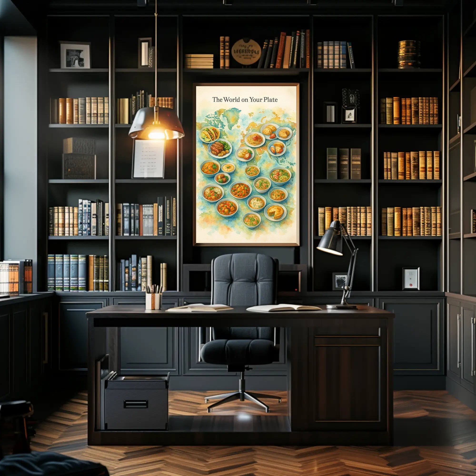 The World on Your Plate Cultural Poster PosterGoat