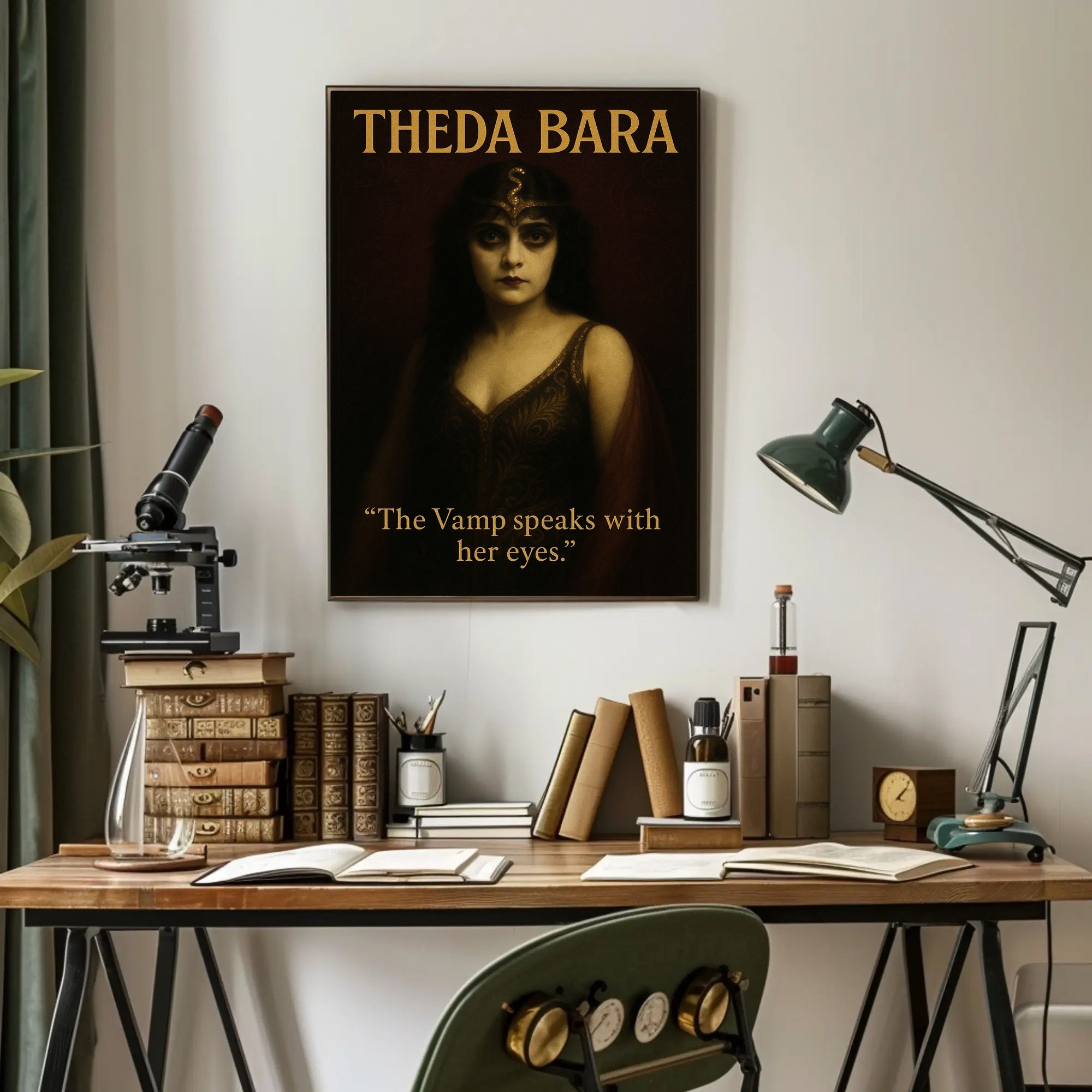 Theda Bara - The Vamp Poster PosterGoat