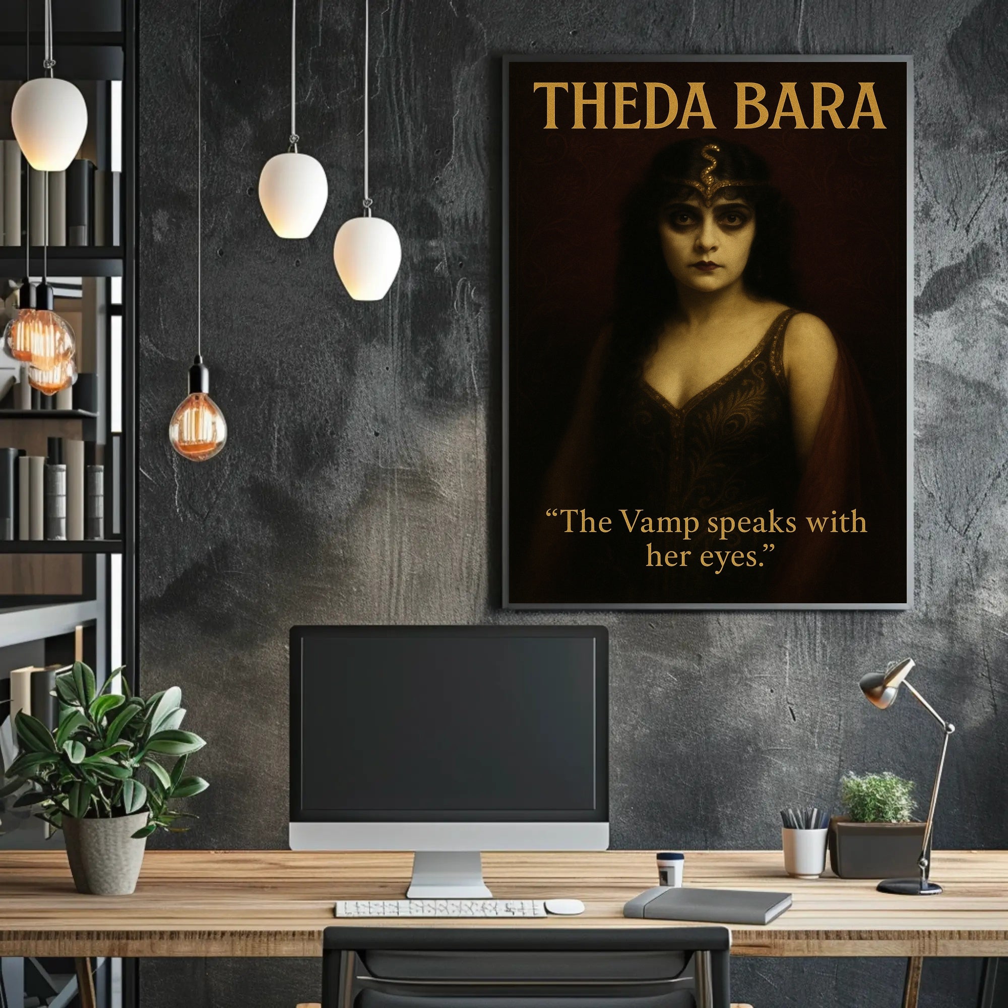 Theda Bara - The Vamp Poster PosterGoat