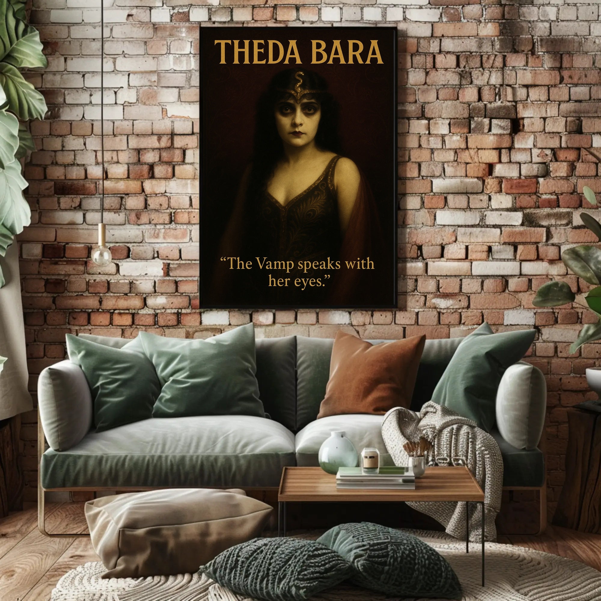 Theda Bara - The Vamp Poster PosterGoat