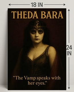 Theda Bara - The Vamp Poster PosterGoat