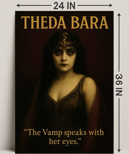 Theda Bara - The Vamp Poster PosterGoat