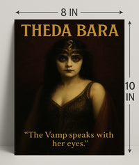 Theda Bara - The Vamp Poster PosterGoat