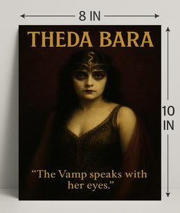 Theda Bara - The Vamp Poster PosterGoat