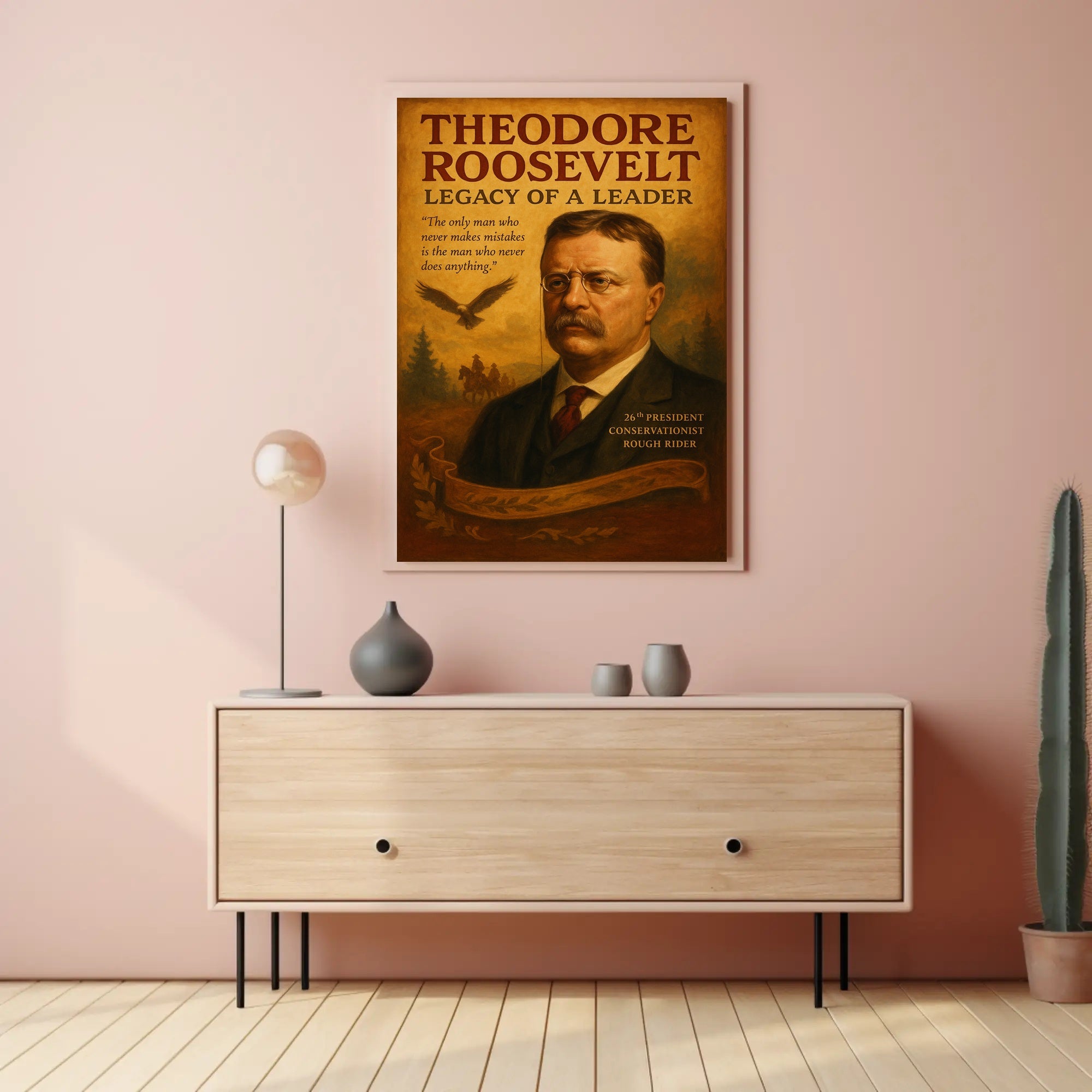 Theodore Roosevelt 26Th President Poster PosterGoat