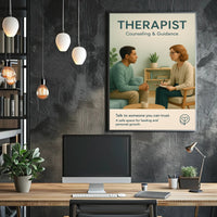 Therapist Counseling Guidance Poster PosterGoat