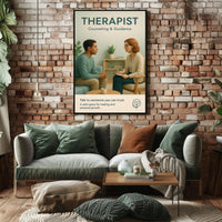 Therapist Counseling Guidance Poster PosterGoat